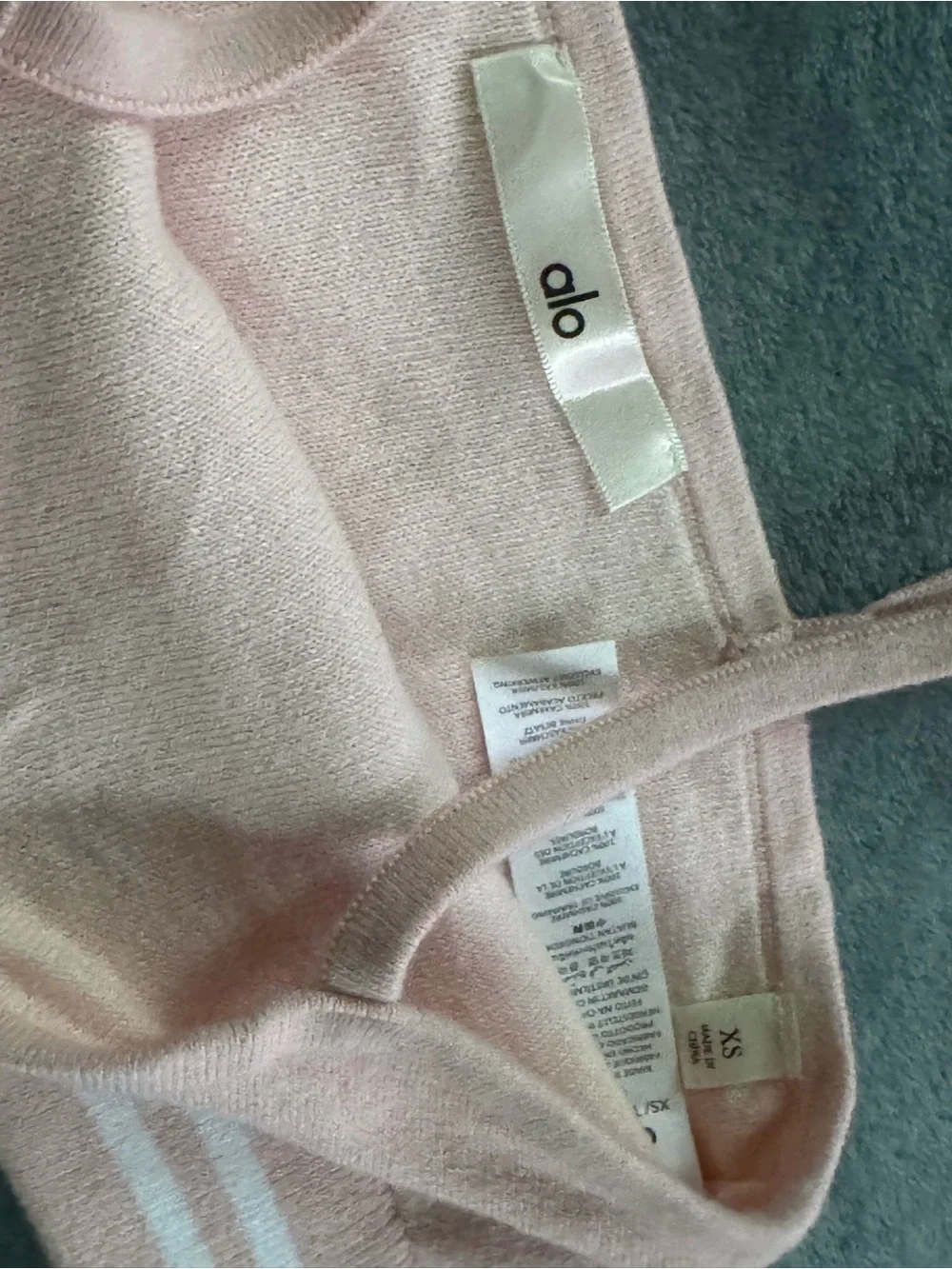ULTRA RARE Alo Yoga NWOT XS sample/development bralette appears to be Ballet